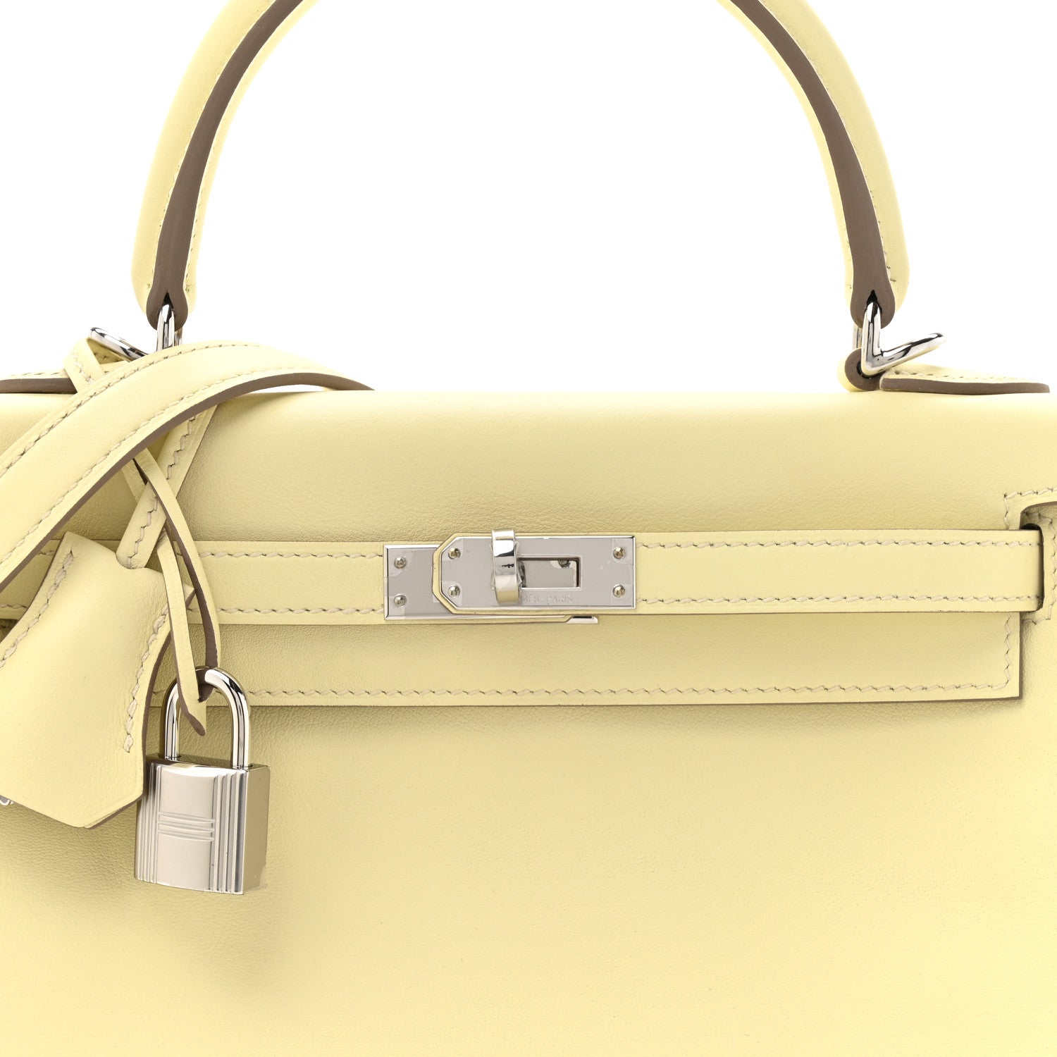 Hermes Swift Kelly Retourne 25 Jaune Milton 8 of 11