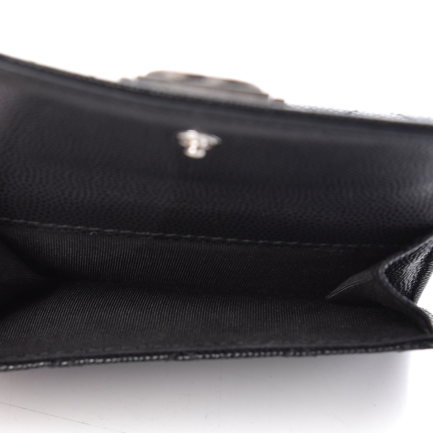 Chanel Caviar Quilted Small Boy Flap Wallet Black 5 of 12