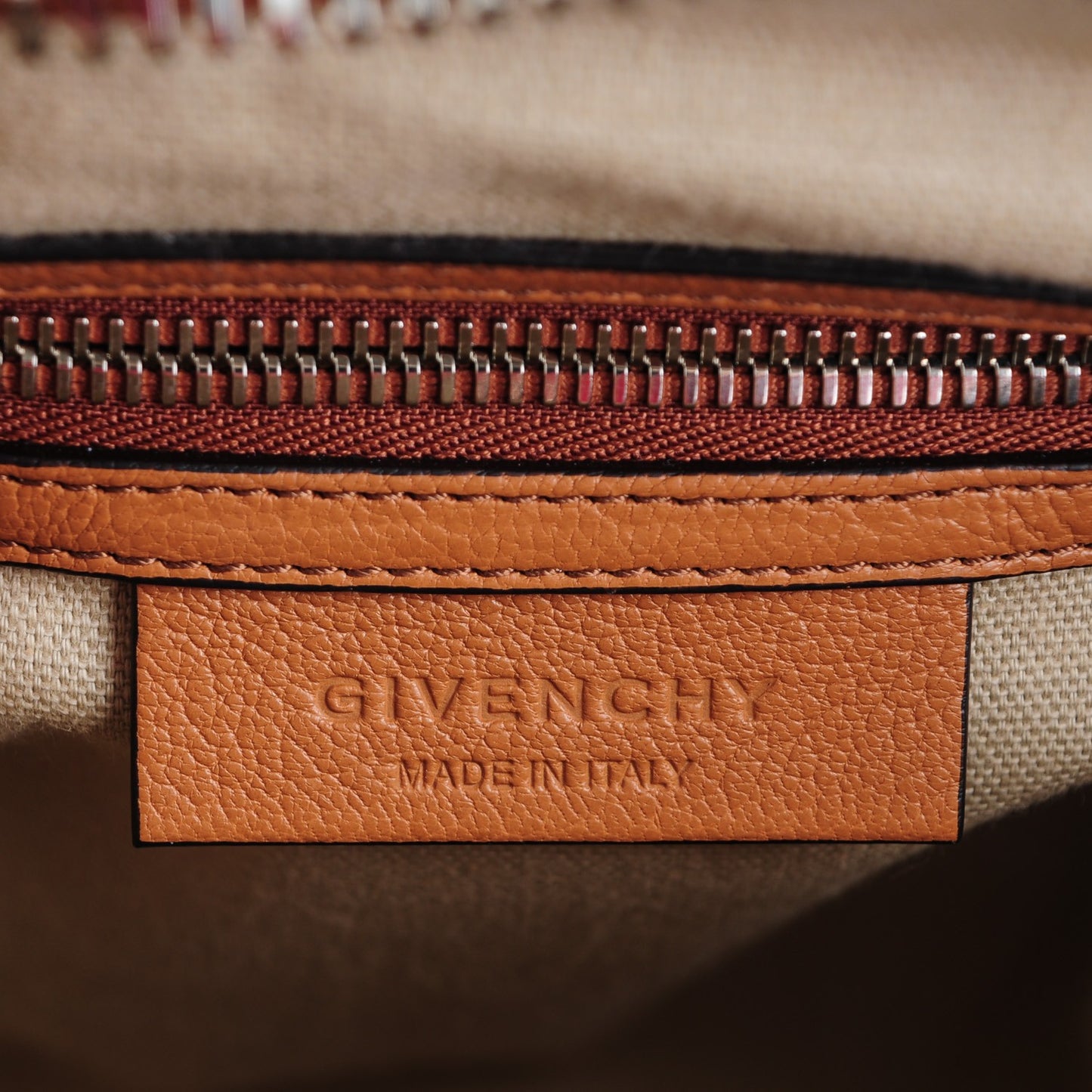 Sugar Goatskin Mini Antigona Caramel