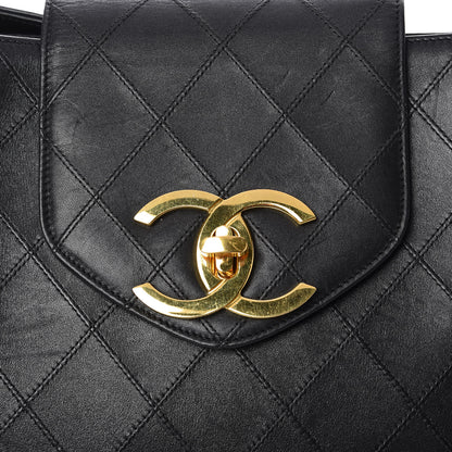 Chanel Calfskin Stitched XL Weekender Black 12 of 12