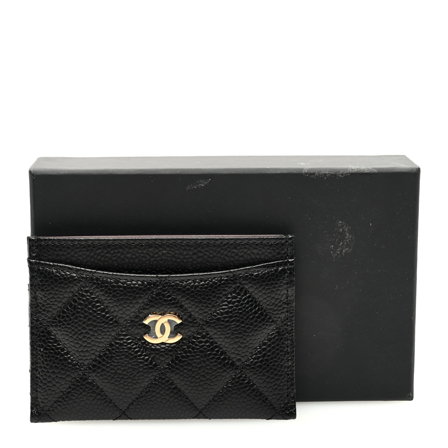 Chanel Caviar Quilted Card Holder Black 8 of 8