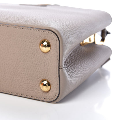 Louis Vuitton Taurillon Ayers Capucines BB Galet 9 of 10