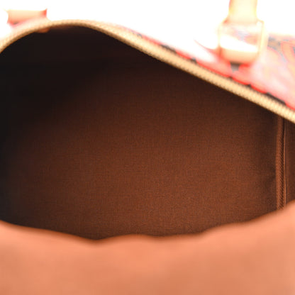 Louis Vuitton Monogram Graffiti Speedy 30 Orange 5 of 10