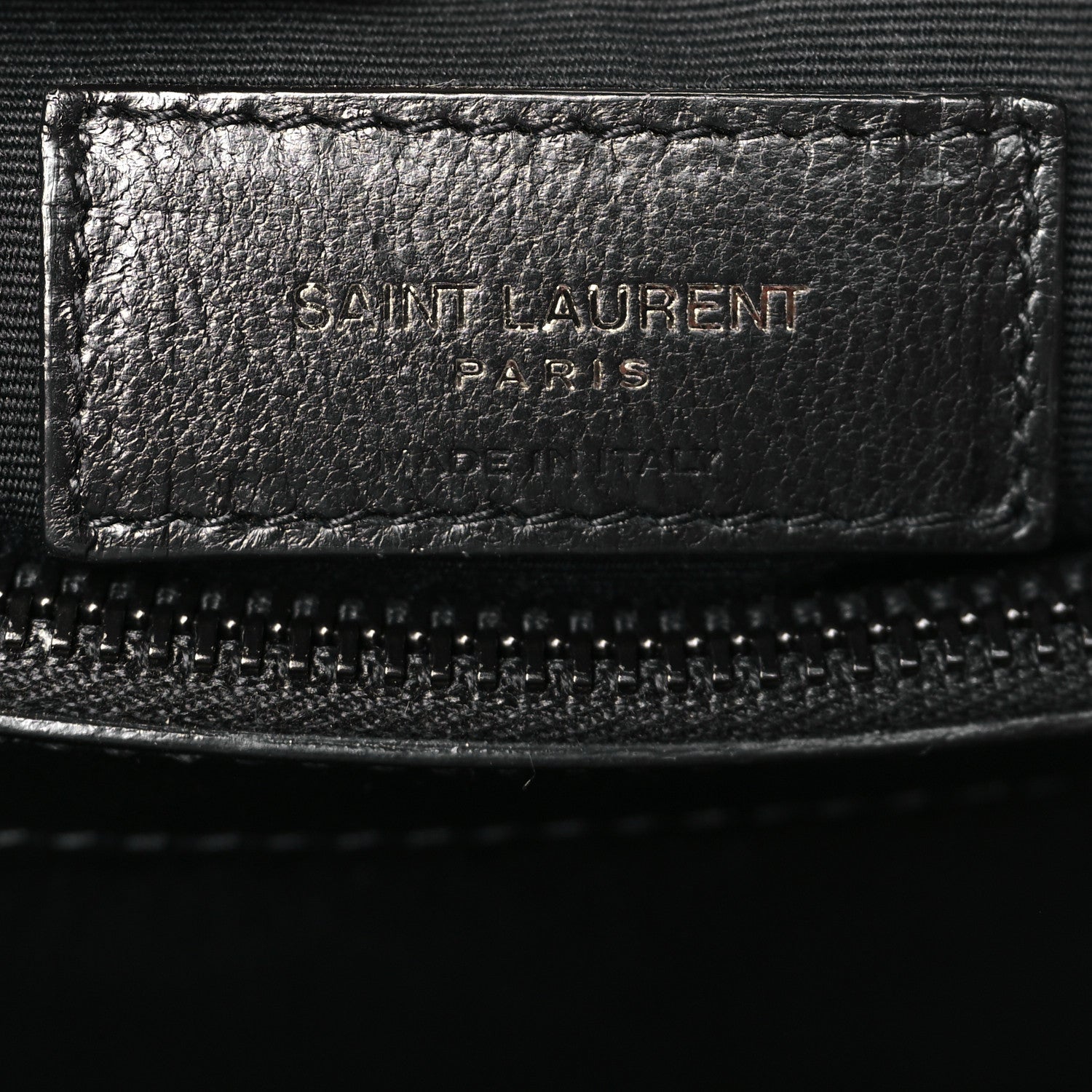 Saint Laurent Calfskin Y Quilted Monogram Monochrome Medium Loulou Chain Satchel Black 6 of 10