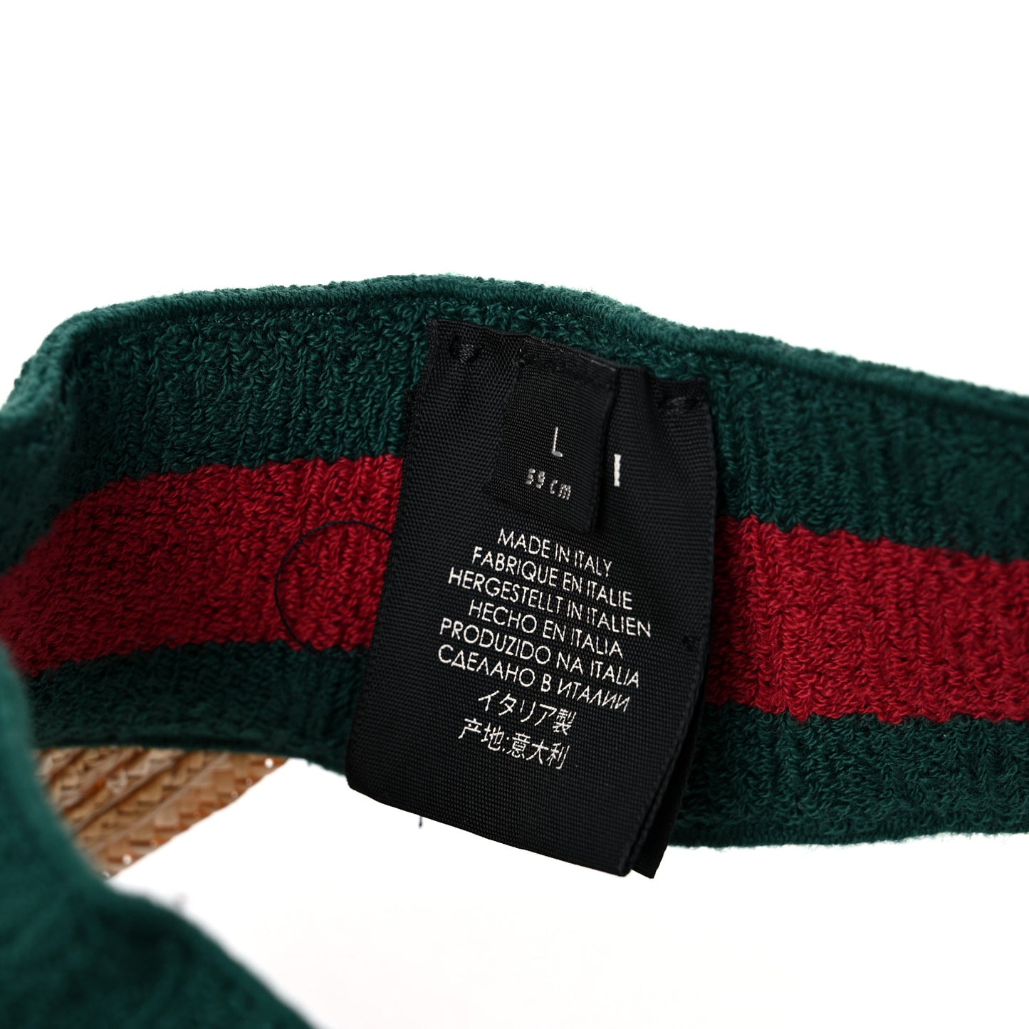 Raffia Logo Visor L