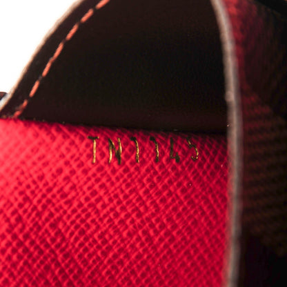 Louis Vuitton Damier Ebene Josephine Wallet Red 8 of 8