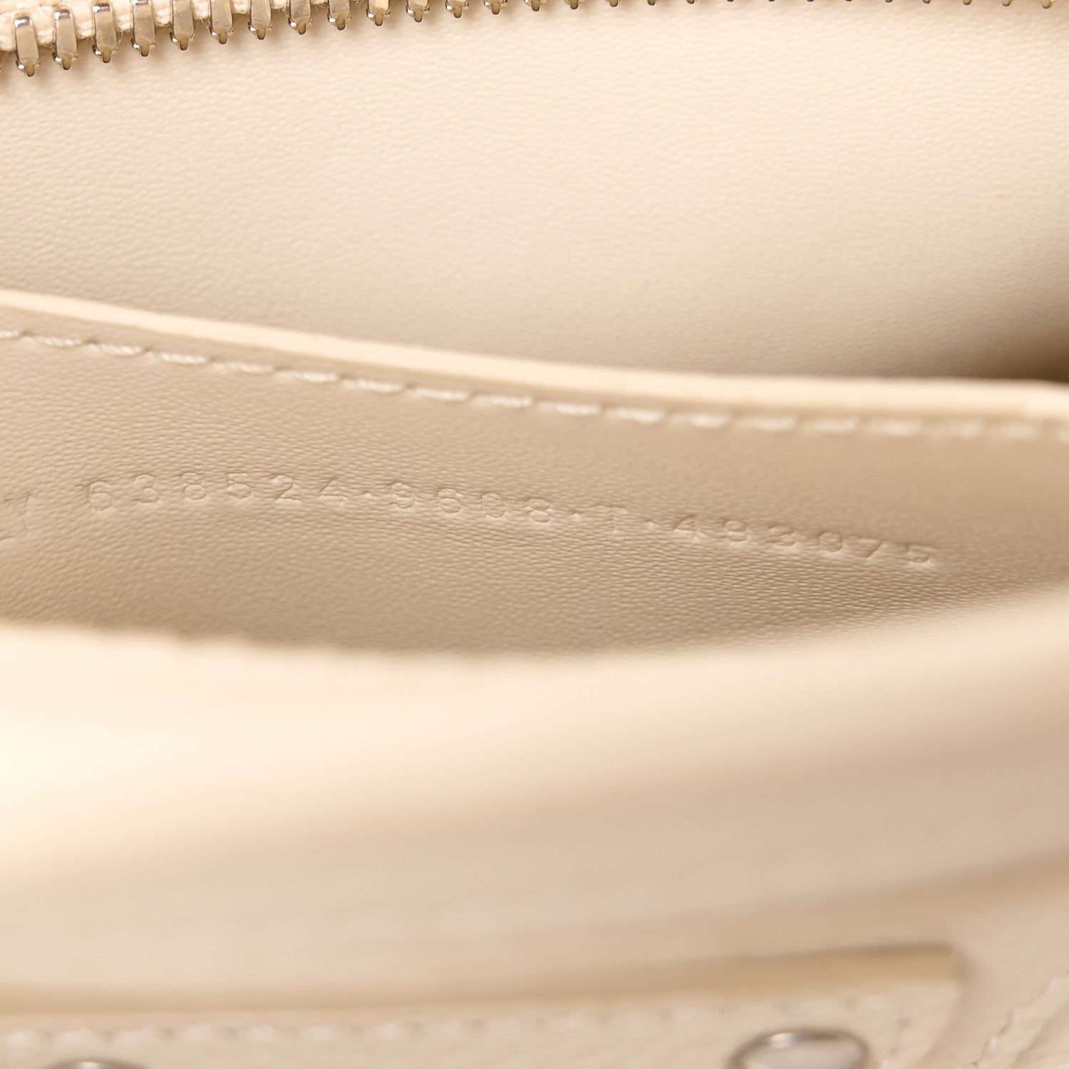 Balenciaga Grained Calfskin Neo Classic Silver Hardware Mini City Cream 8 of 12