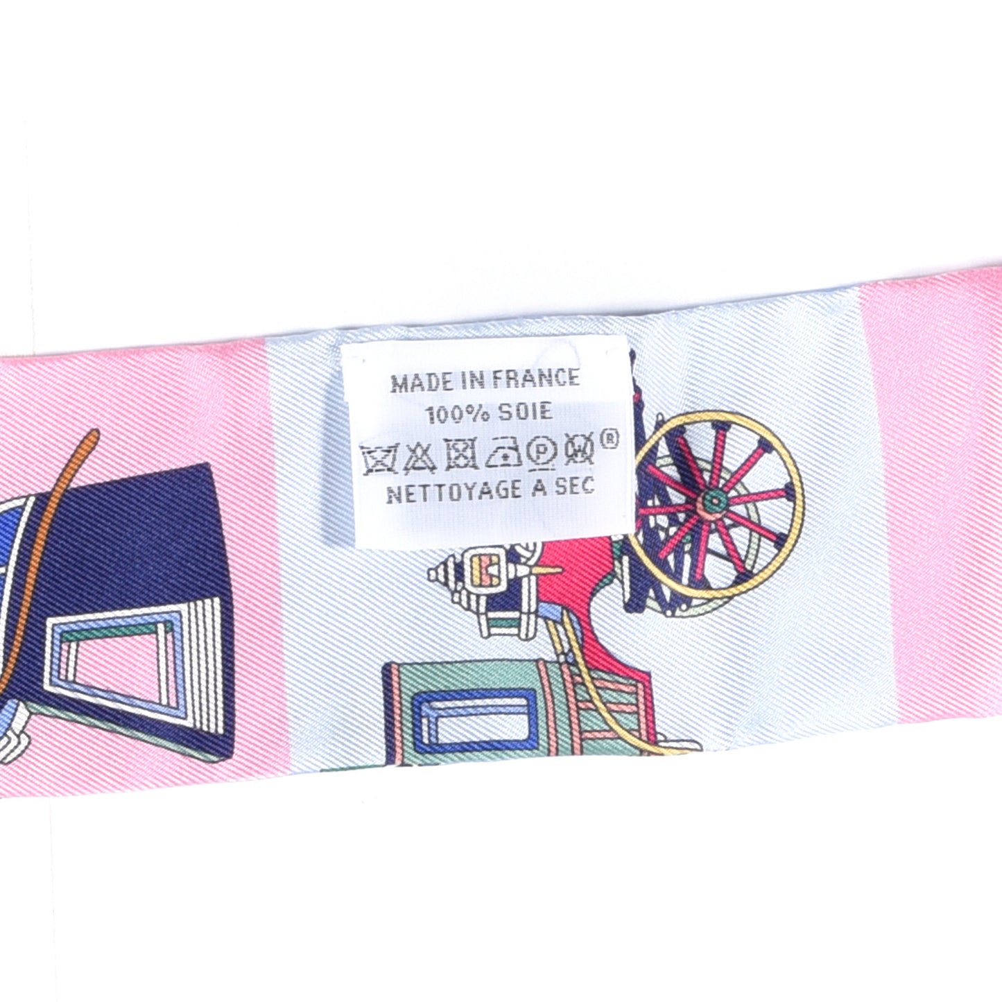 Silk Les Voitures Exquises Twilly Bleu Rose Vert