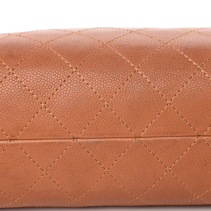 Chanel Grained Vegetal Calfskin Small Urban Shopping Tote Camel 11 of 21