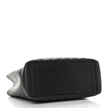 Chanel Caviar Quilted Grand Shopping Tote GST Black 3 of 9