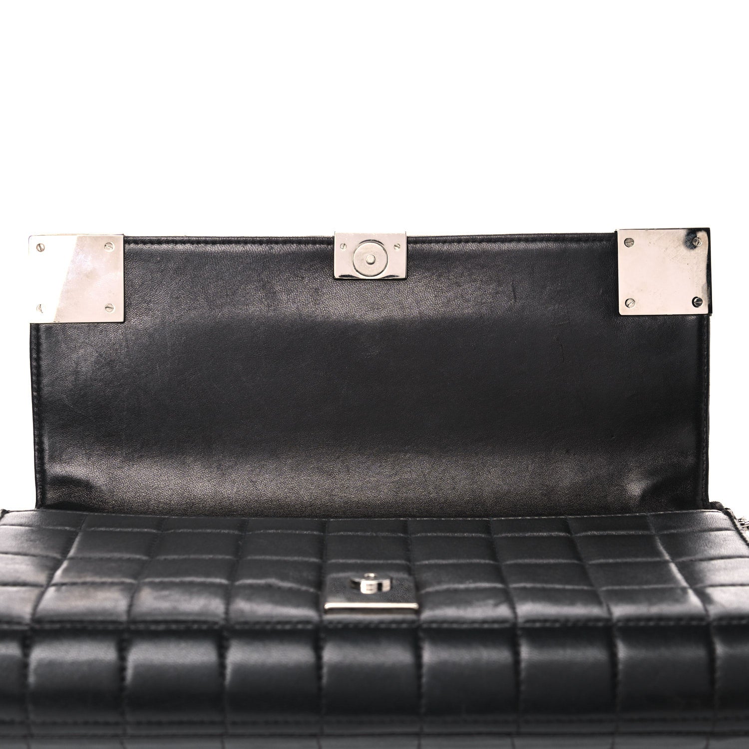 Chanel Lambskin Chocolate Bar Flap Black 11 of 25