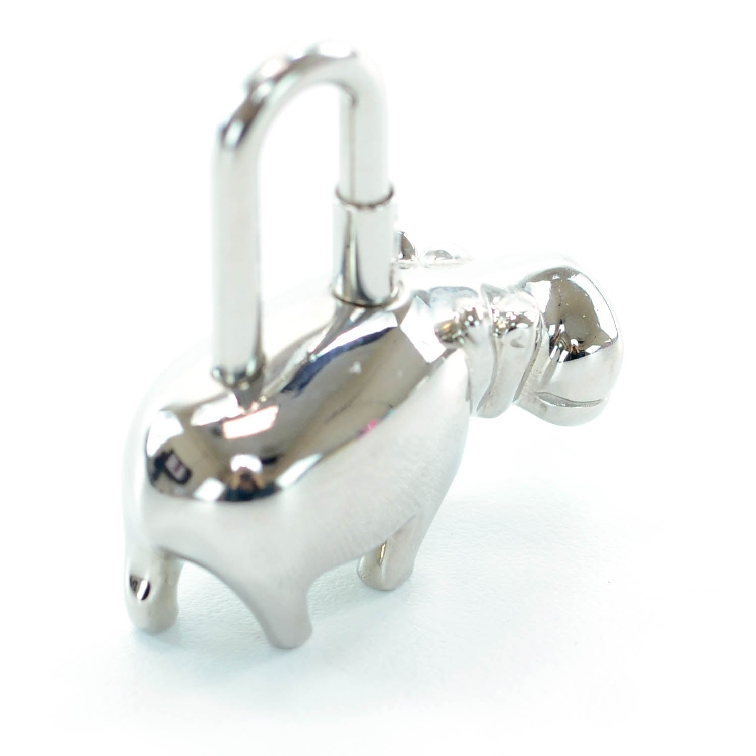 Hermes Annee Des Fleuves Hippo Cadena Silver 38835 – FASHIONPHILE