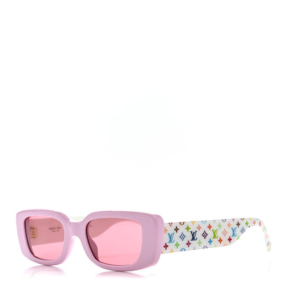 Louis Vuitton LV X TM Acetate Monogram Multicolor Sunglasses Z2711W Pink 1 of 7