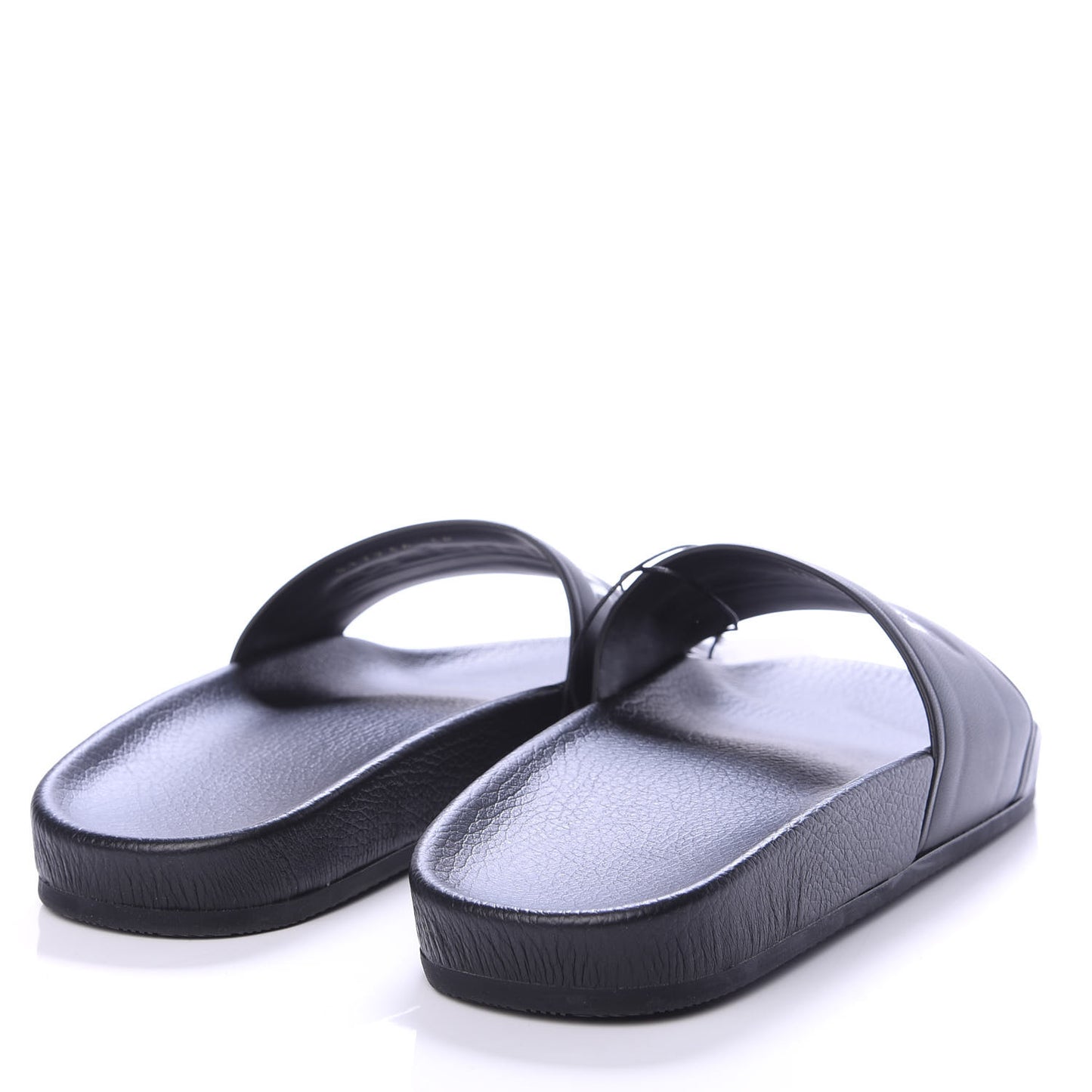 Nappa Political Campaign Logo Womens Pool Slide Sandals 38 Black White Vermillon