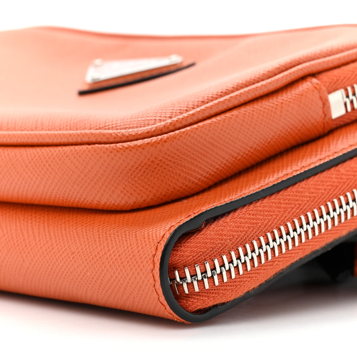 Prada Saffiano Belt Bag Papaya 8 of 10