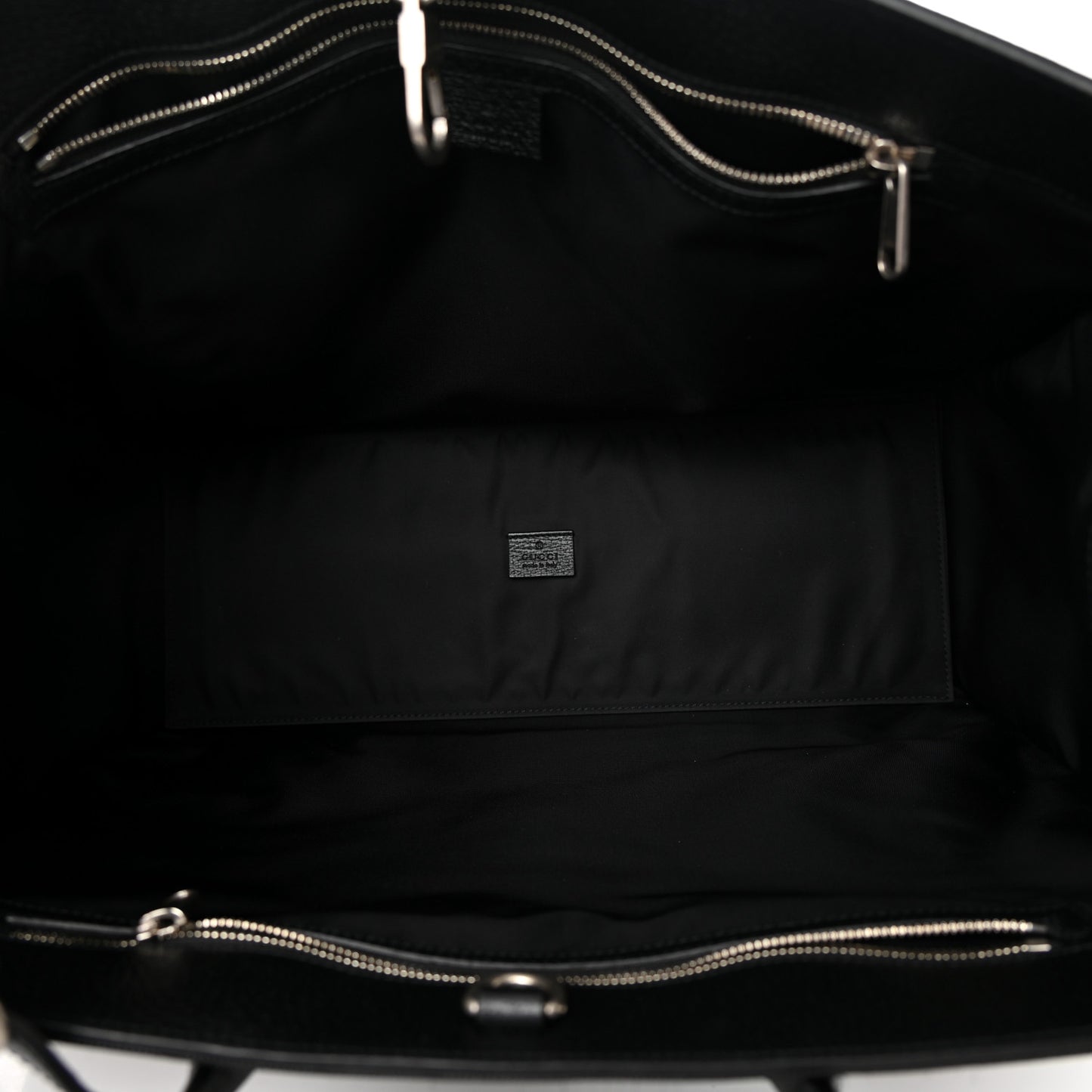 Econyl Nylon Monogram Large Off The Grid Tote Bag Black
