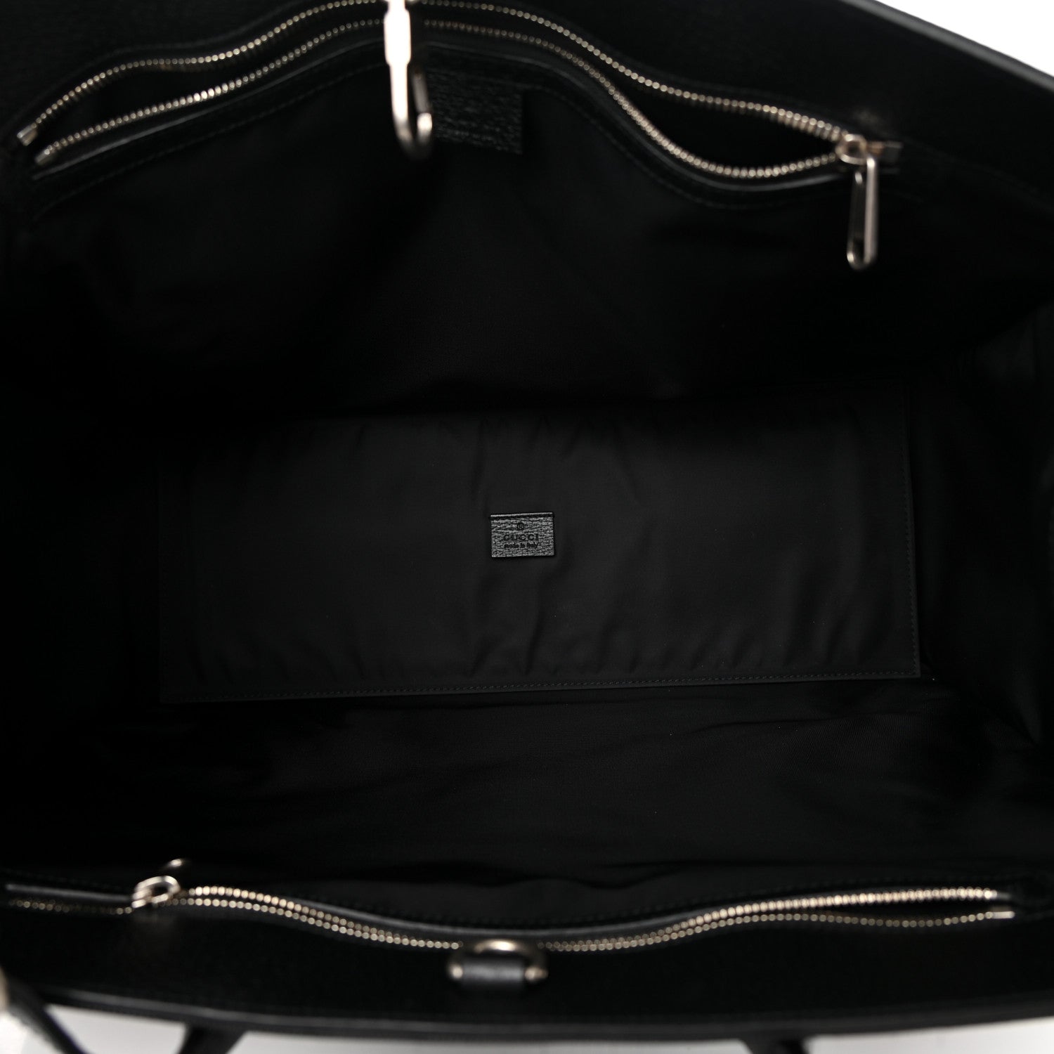 Gucci Econyl Nylon Monogram Large Off The Grid Tote Bag Black 5 of 12