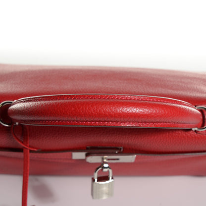 Hermes Togo Kelly Retourne 35 Rouge Casaque 26 of 28