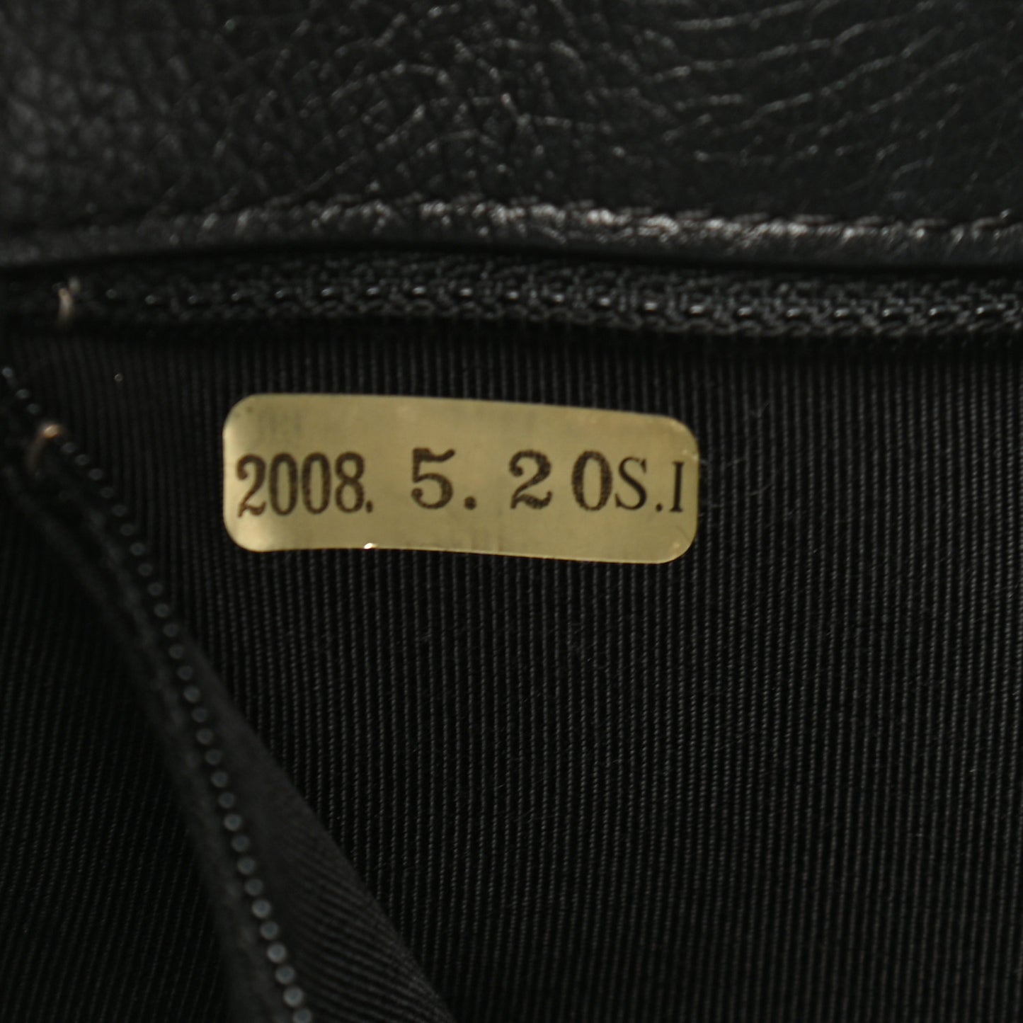 Calfskin Cerf Executive Shopper Tote Black