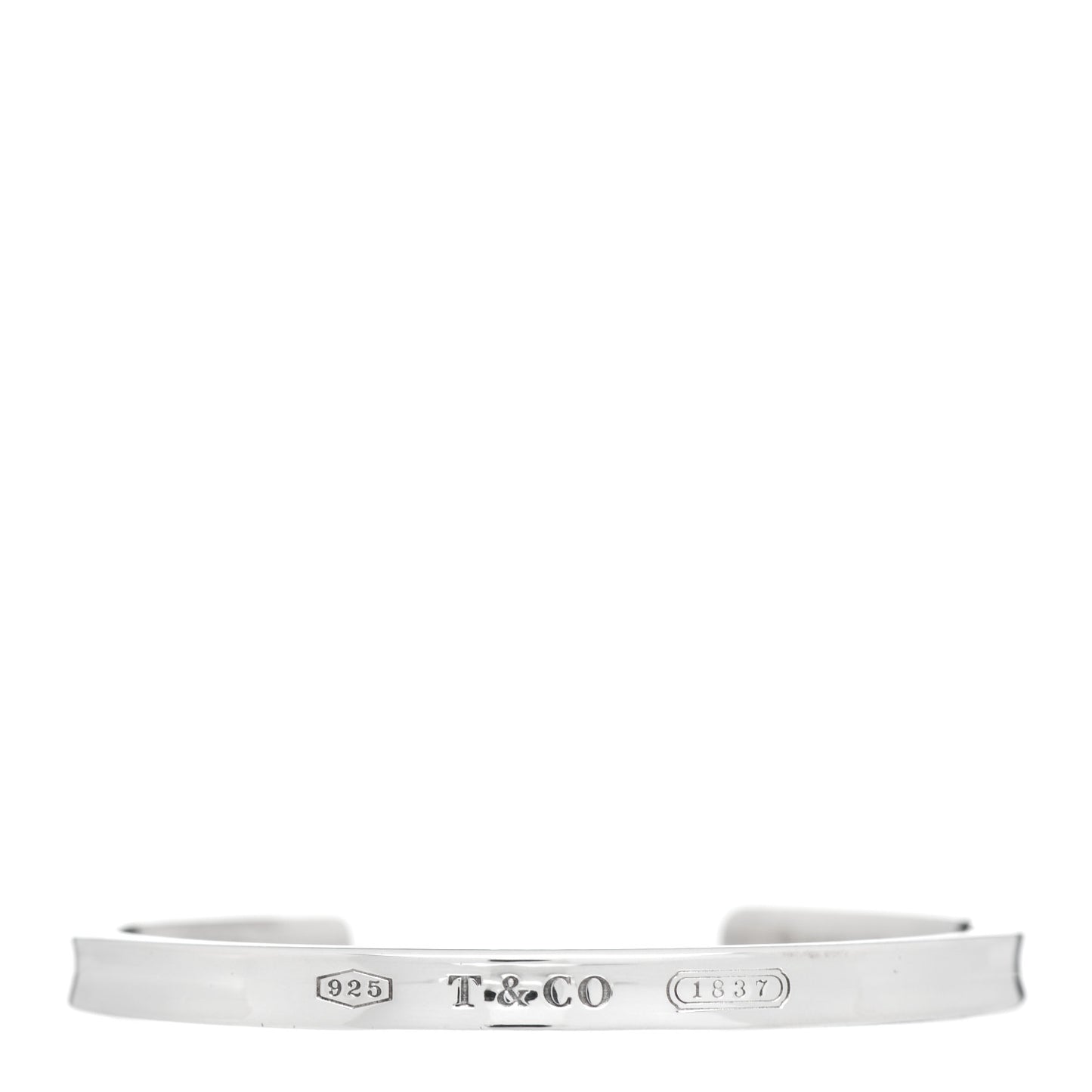 Sterling Silver Narrow 1837 Cuff Bracelet