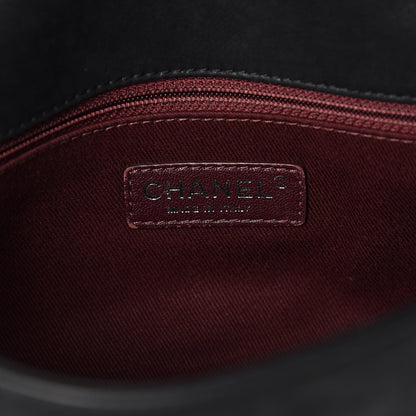 Chanel Calfskin Diamond Embossed New Chic Flap Black 6 of 12