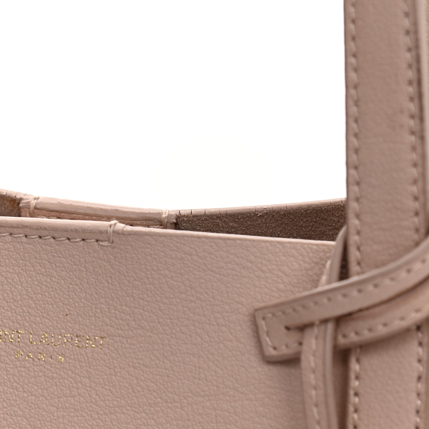 Calfskin Large Shopping Tote Pale Blush
