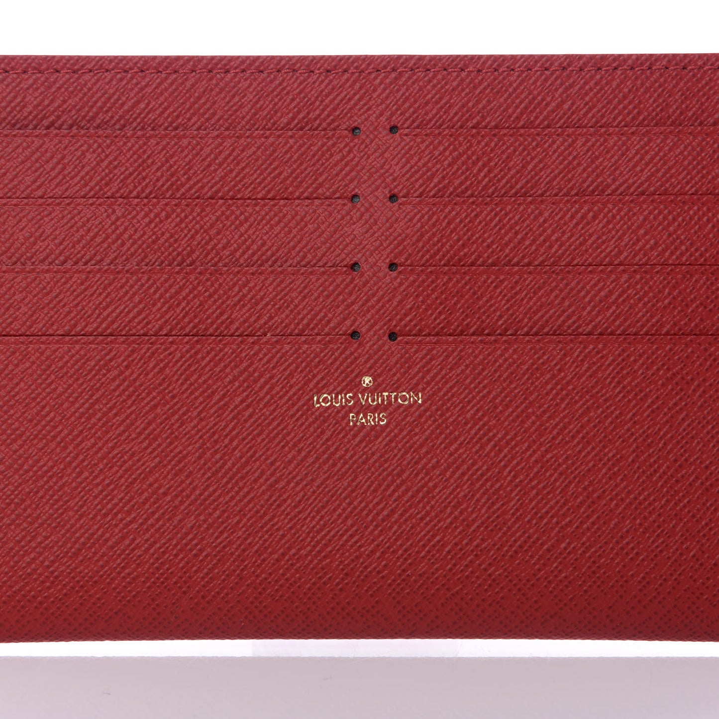 Calfskin Felicie Card Holder Insert Cherry