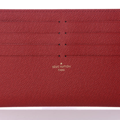 Louis Vuitton Calfskin Felicie Card Holder Insert Cherry 4 of 4
