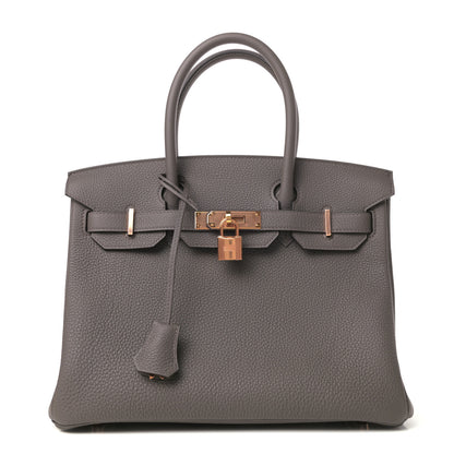 Hermes Togo Birkin 30 Etain 1 of 10