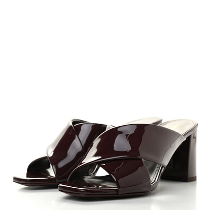 Saint Laurent Patent LouLou Mules 37 Barolo 3 of 8