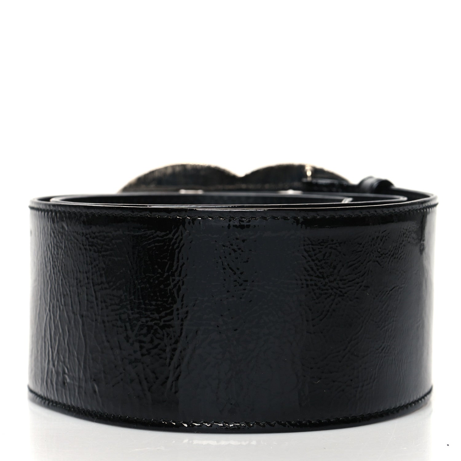 Chanel Patent CC Wide Belt 80 32 Black 1231781 – FASHIONPHILE