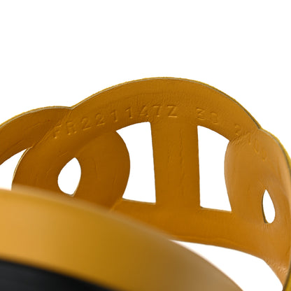 Hermes Suede Goatskin Extra Sandals 38 Jaune Sable 8 of 9