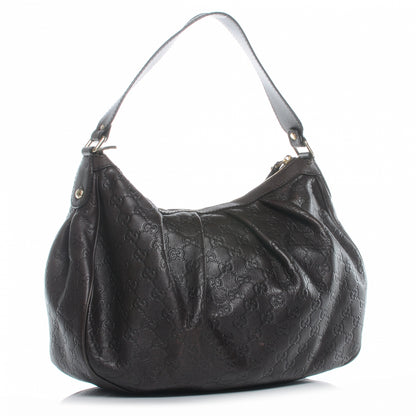 Gucci Guccissima Medium Sukey Hobo Dark Brown 3 of 7