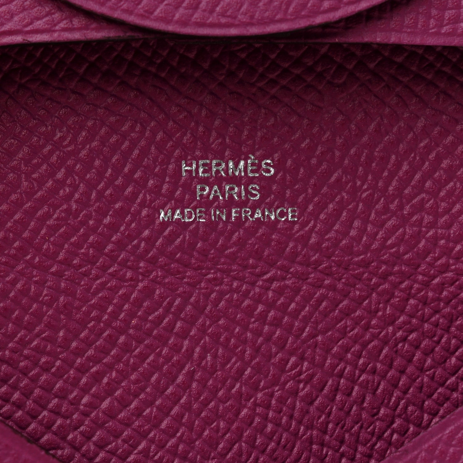 Hermes Epsom Bastia Coin Purse Rose Pourpre 5 of 6
