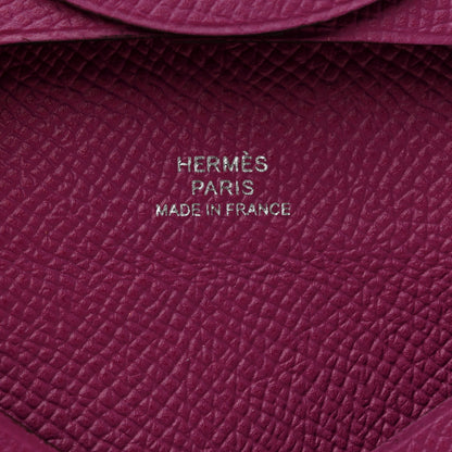 Hermes Epsom Bastia Coin Purse Rose Pourpre 5 of 6