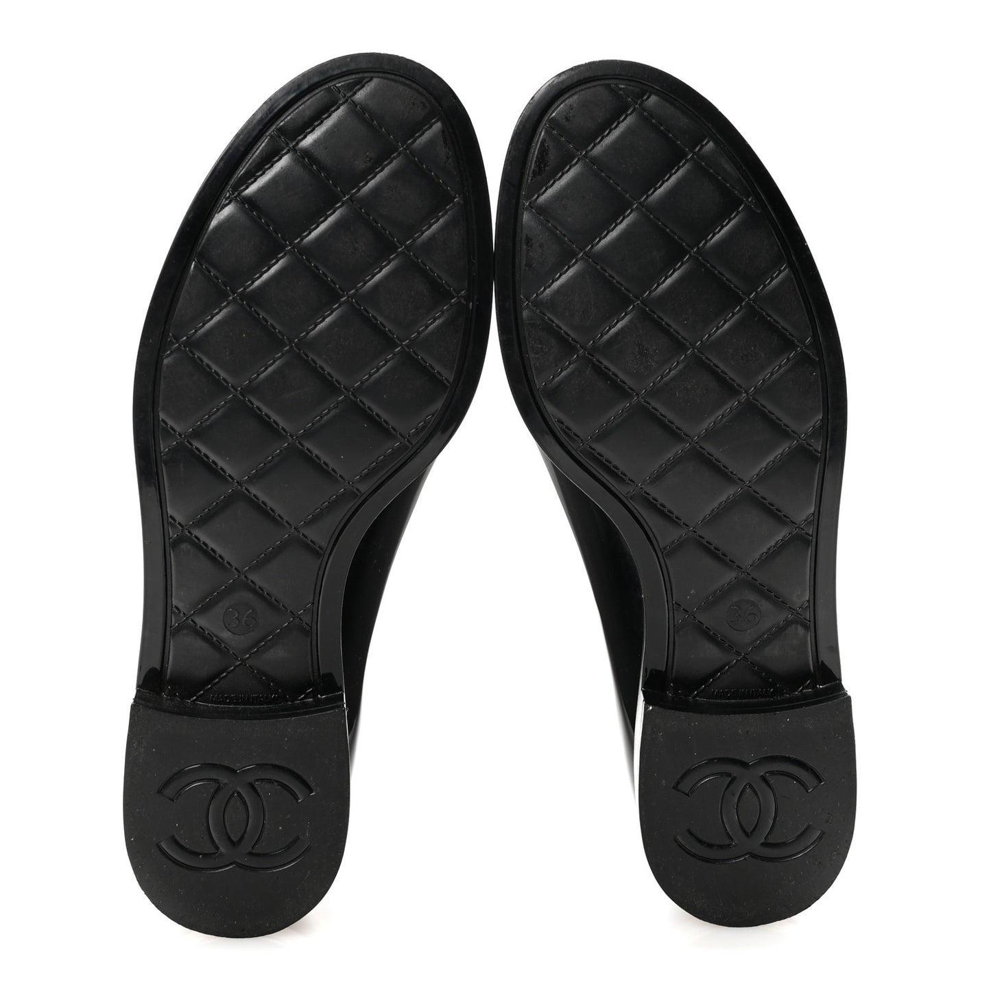 Rubber Rain Boots 36 Black