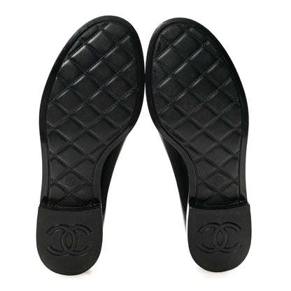 Chanel Rubber Rain Boots 36 Black 6 of 9