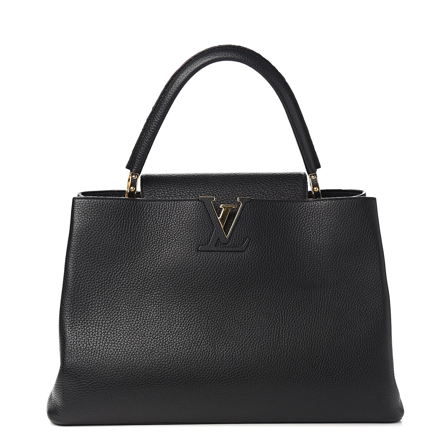Louis Vuitton Taurillon Capucines GM Black 1 of 12