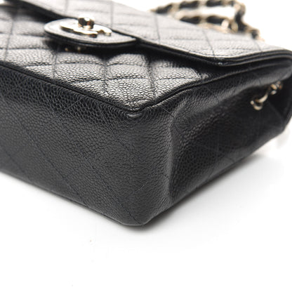 Chanel Caviar Quilted Mini Square Flap Black 9 of 10