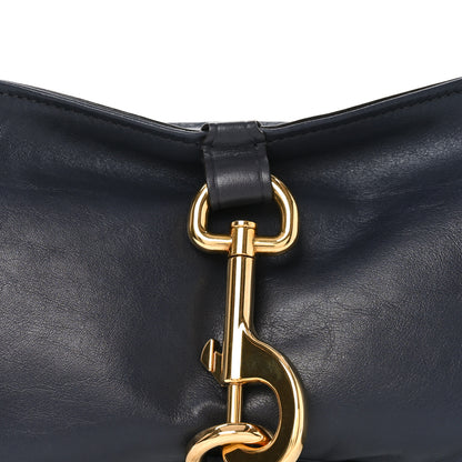 Chloe Soft Calfskin Kerala 25 Shoulder Bag Black Navy 8 of 10