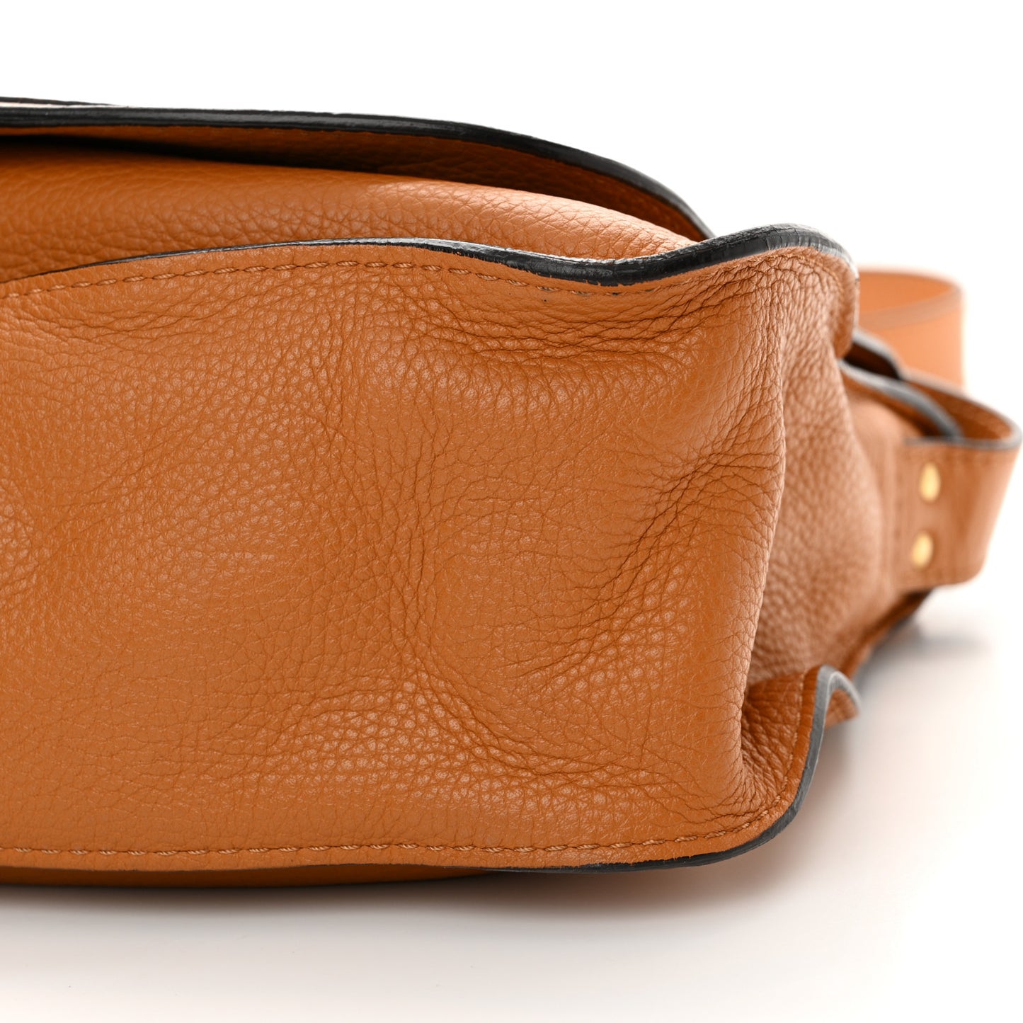 Calfskin Medium Marcie Top Handle Bag Tan