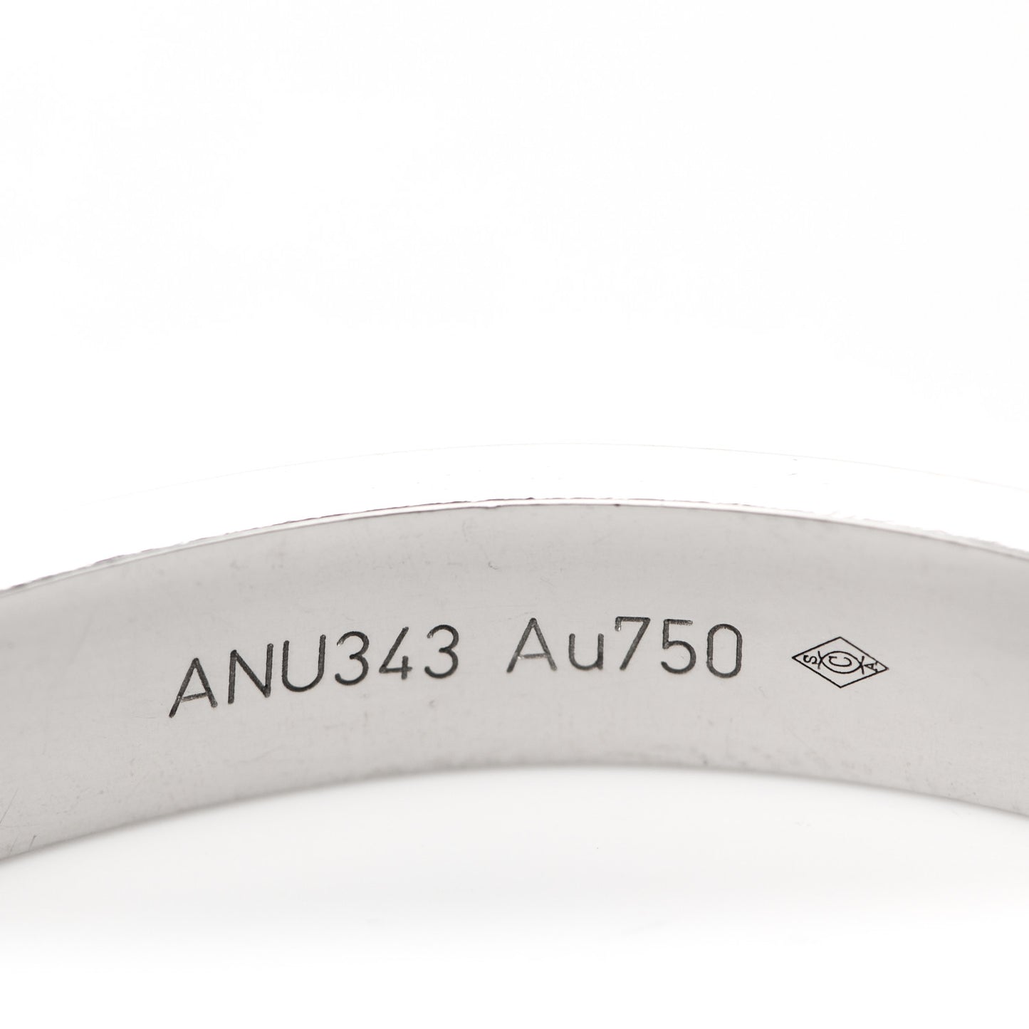 18K White Gold LOVE Bracelet 16