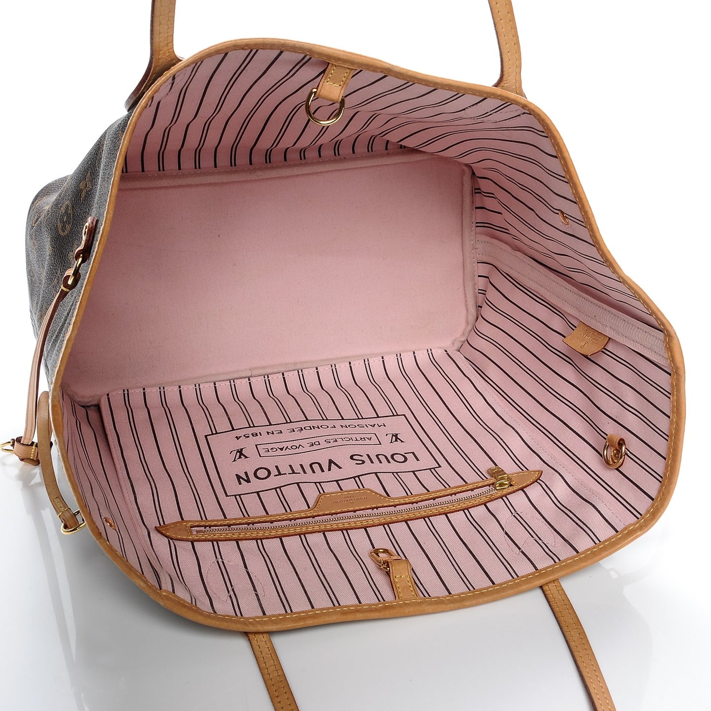 Monogram Neo Neverfull MM Rose Ballerine