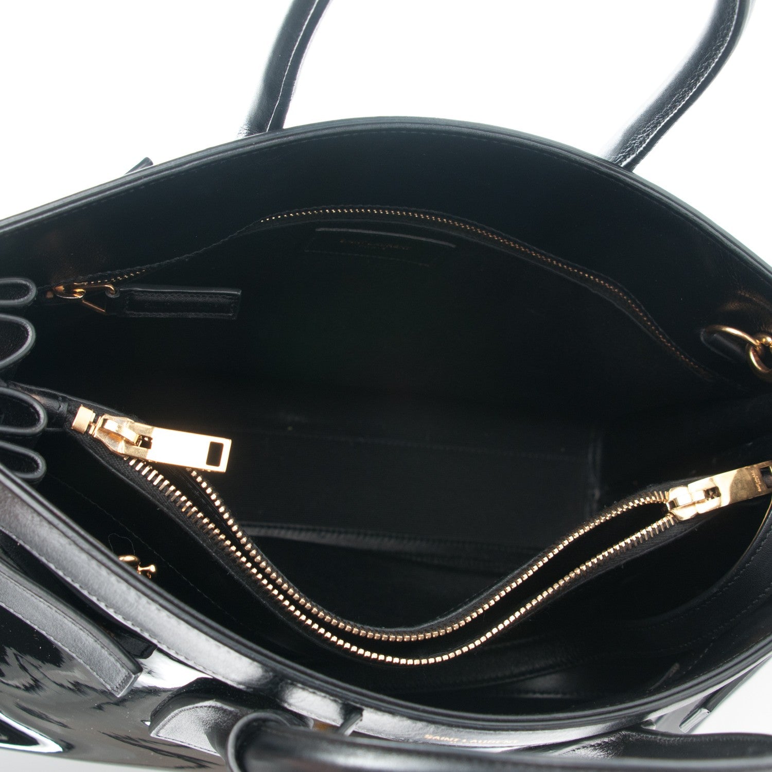 Saint Laurent Patent Small Sac de Jour Black 5 of 6