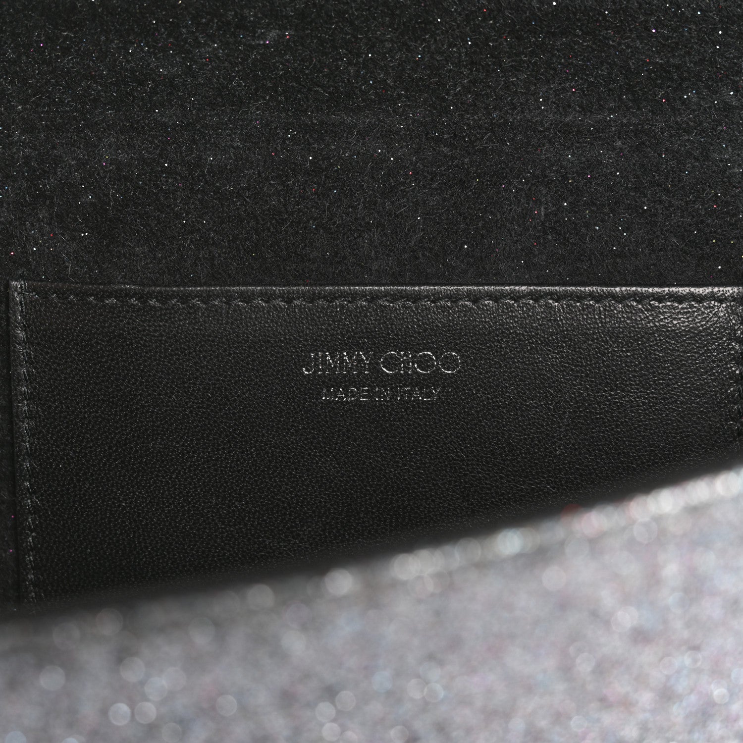 Jimmy Choo Glitter Fabric Erica Chain Clutch Multicolor 6 of 10