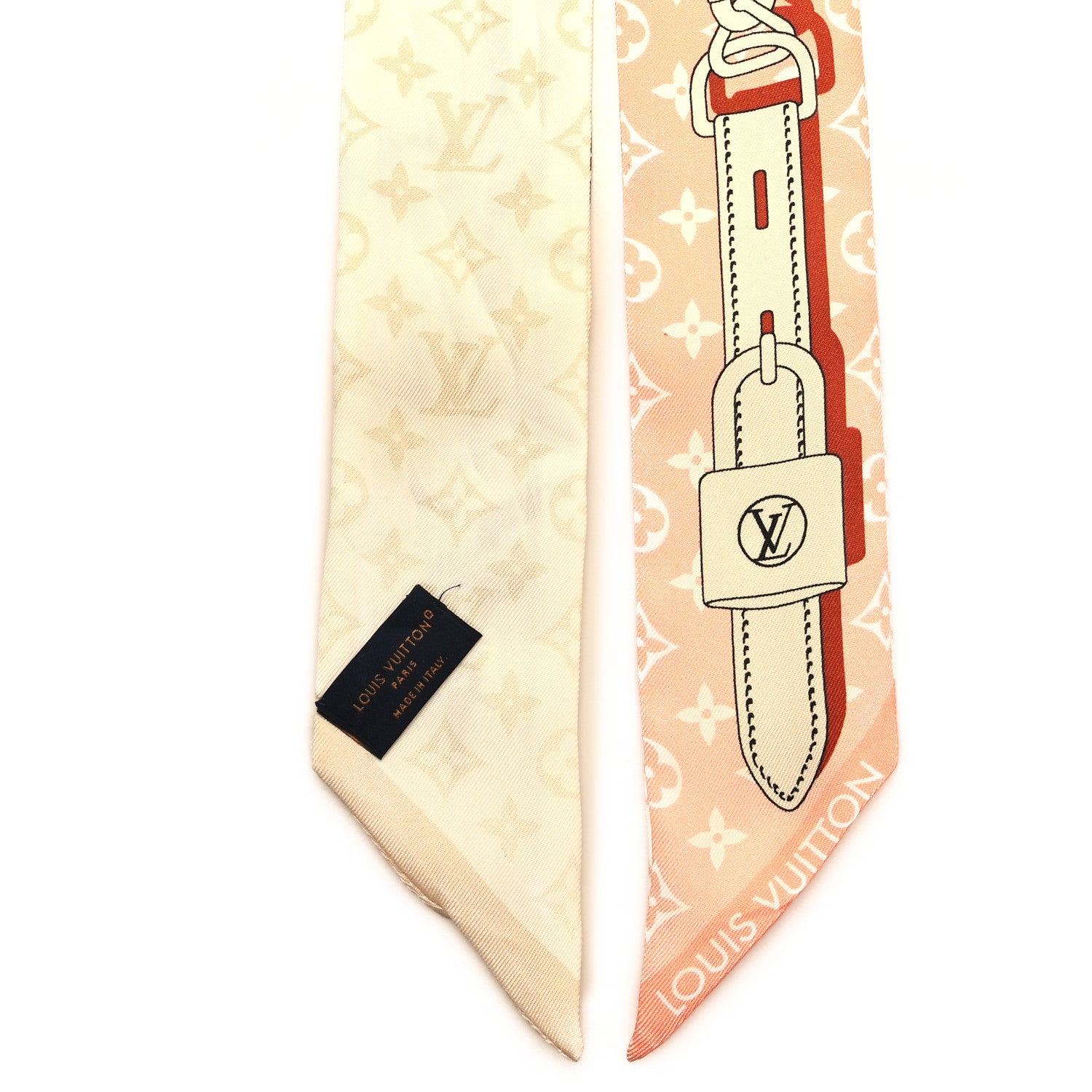Louis Vuitton Silk Monogram Confidential BB Bandeau Orange 2 of 4