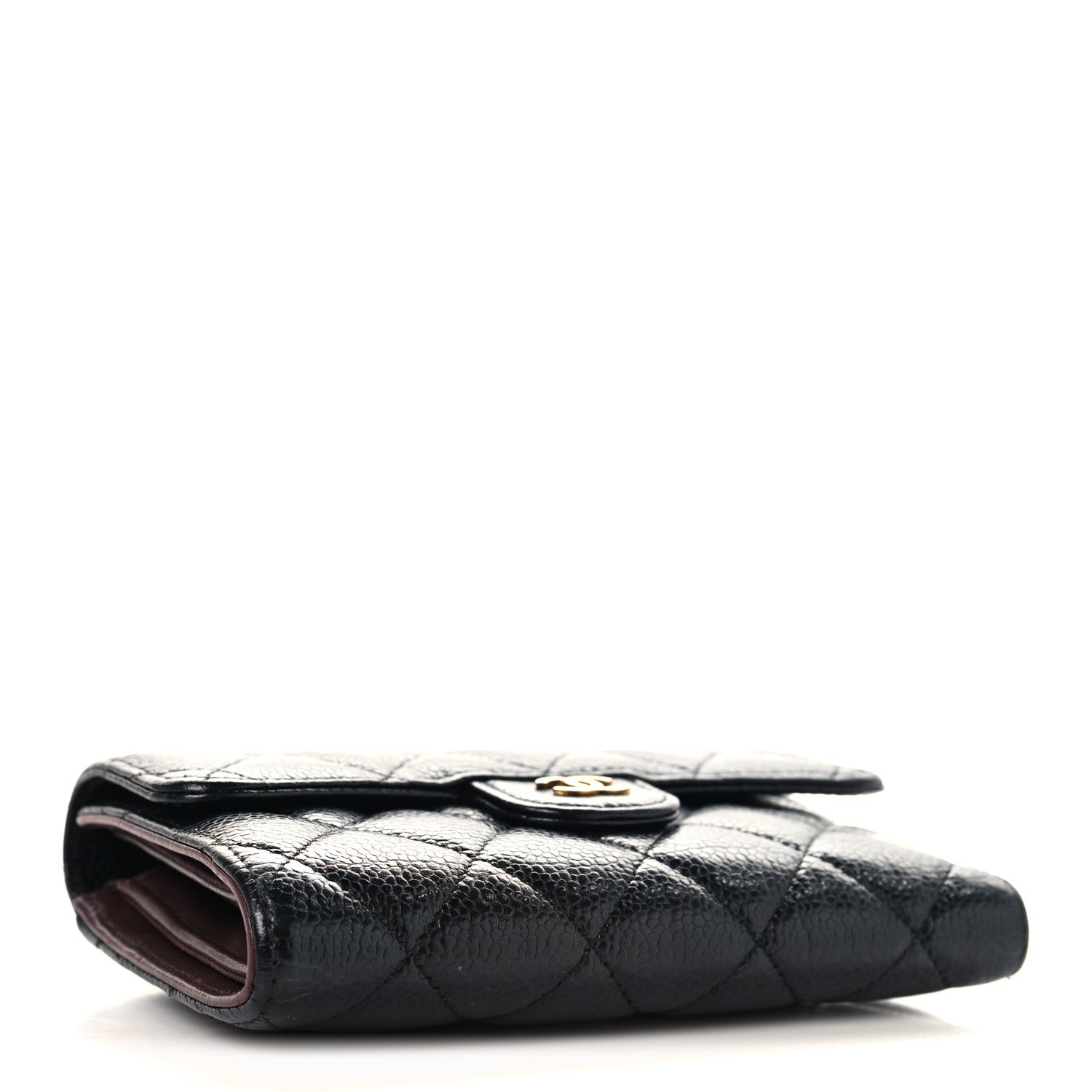 Chanel Caviar Quilted Medium Flap Wallet Black 1882197 – FASHIONPHILE