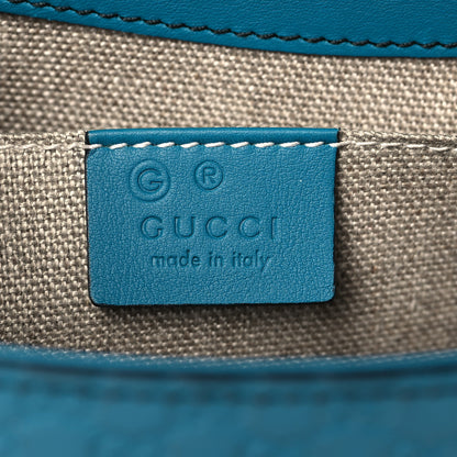 Gucci Soft Microguccissima Medium Emily Chain Shoulder Bag Deep Cobalt 6 of 9