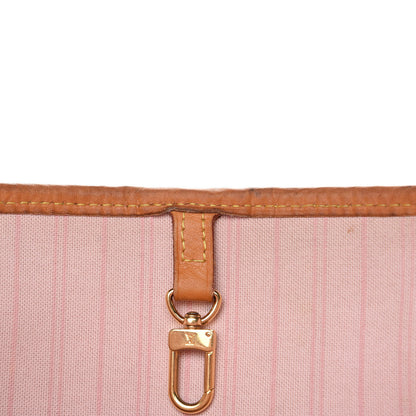 Louis Vuitton Damier Azur Neo Neverfull MM Rose Ballerine 20 of 21