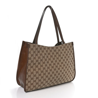 Gucci Monogram Horsebit 1955 Tote Bag Beige Brown Sugar 2 of 10